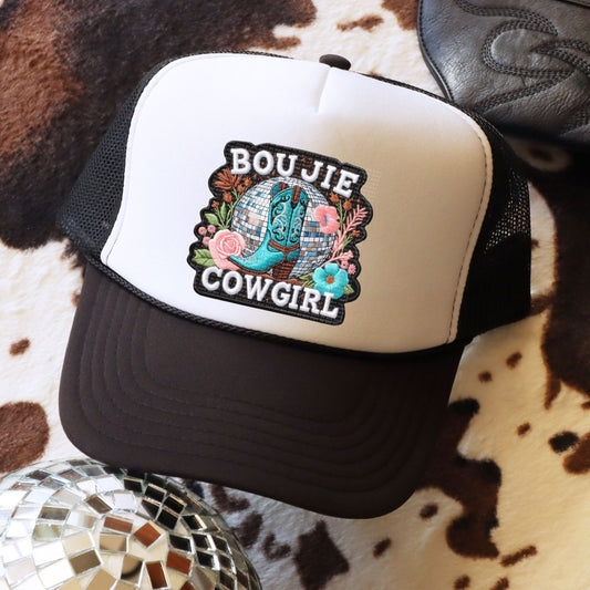 BOUJIE COWGIRL PATCH-PNG File- Digital Download