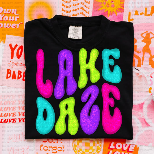 LAKE DAZE-PNG File- Digital Download