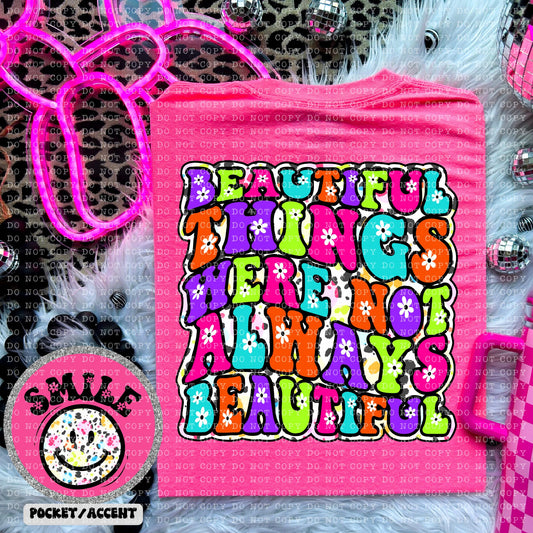 BEAUTIFUL THINGS FRONT/BACK TEE