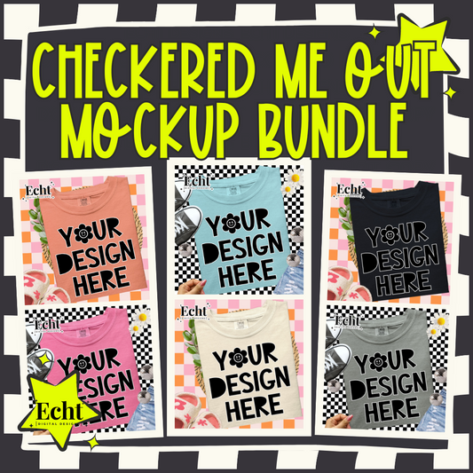COMFORT COLORS CHECKERED ME OUT MOCKUP BUNDLE