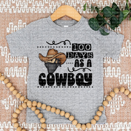 100 DAYS AS A COWBOY- PNG File- Digital Download