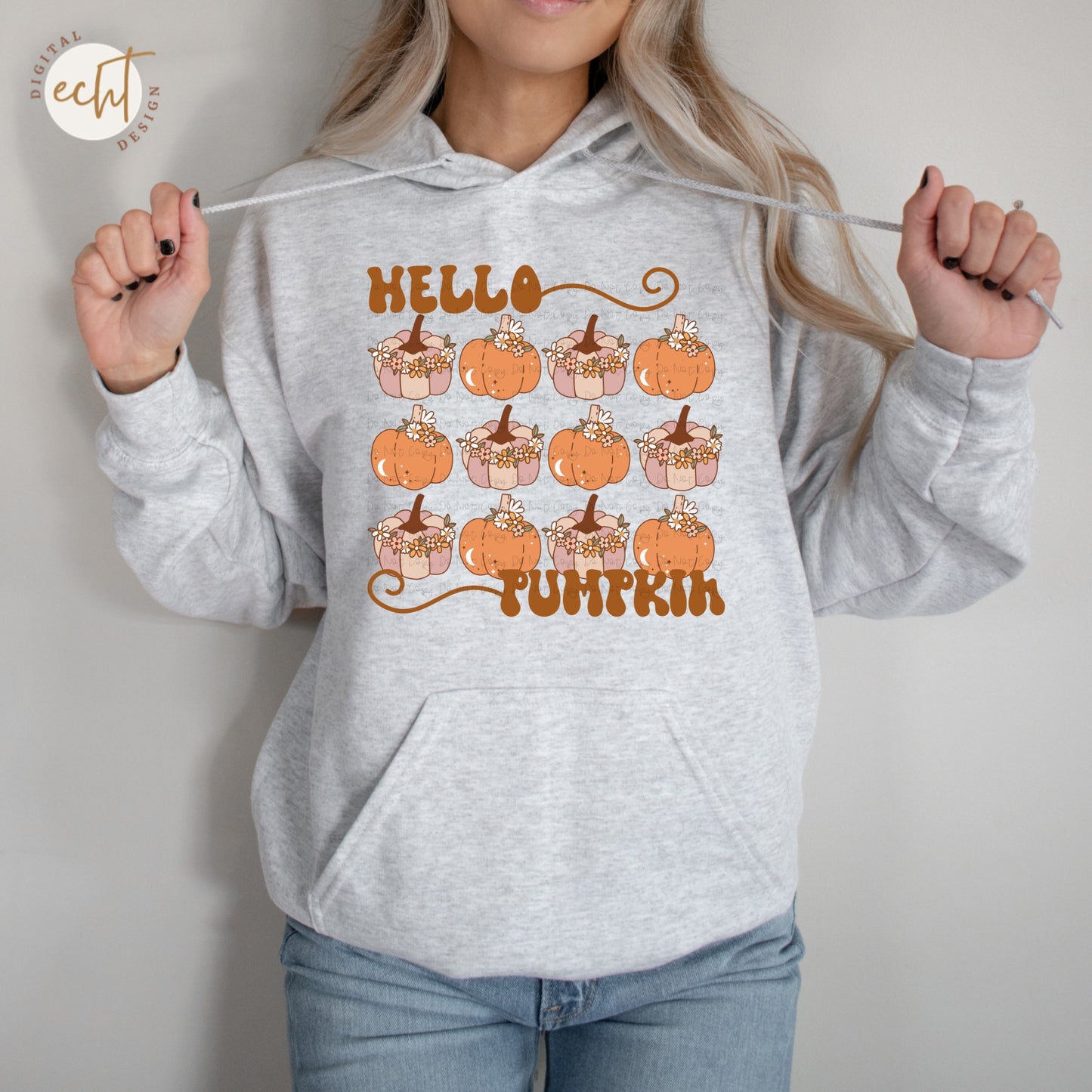 Hello Pumpkin- PNG File- Digital Download