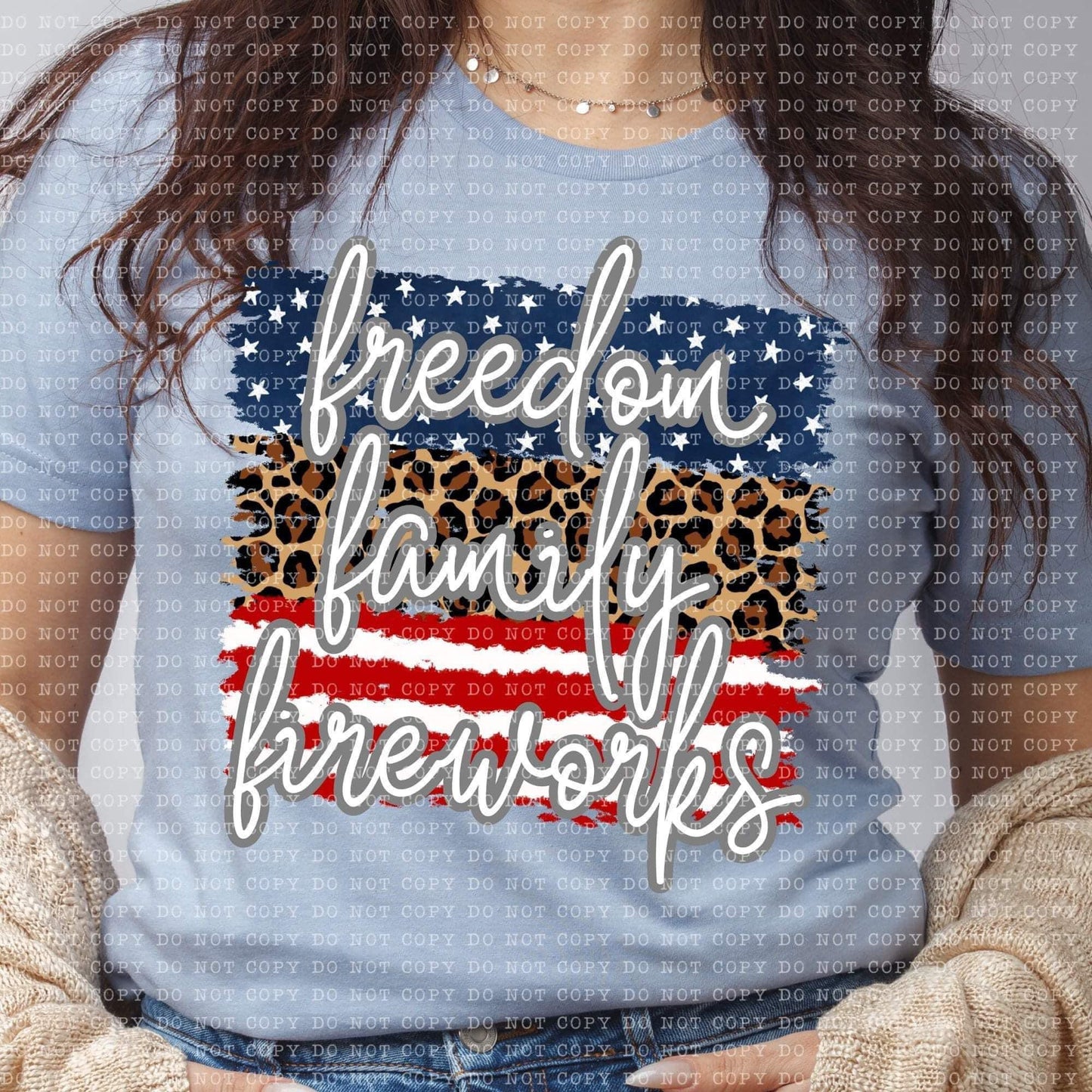 FREEDOM FAMILY FIREWORKS - PNG File- Digital Download