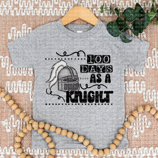100 DAYS AS A KNIGHT- PNG File- Digital Download