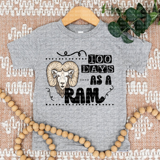 100 DAYS AS A RAM- PNG File- Digital Download