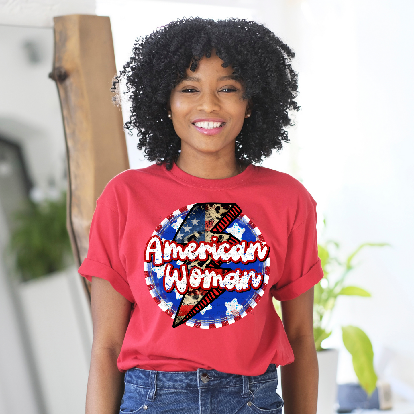 American Woman PNG Digital Download