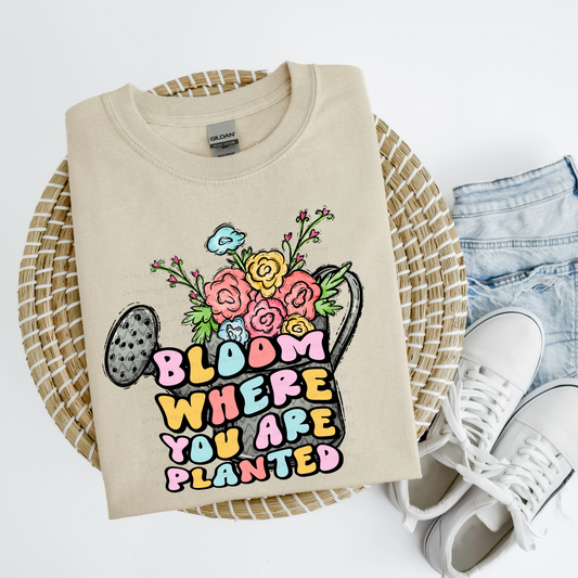 Bloom Where You Are Planted PNG Digital Download