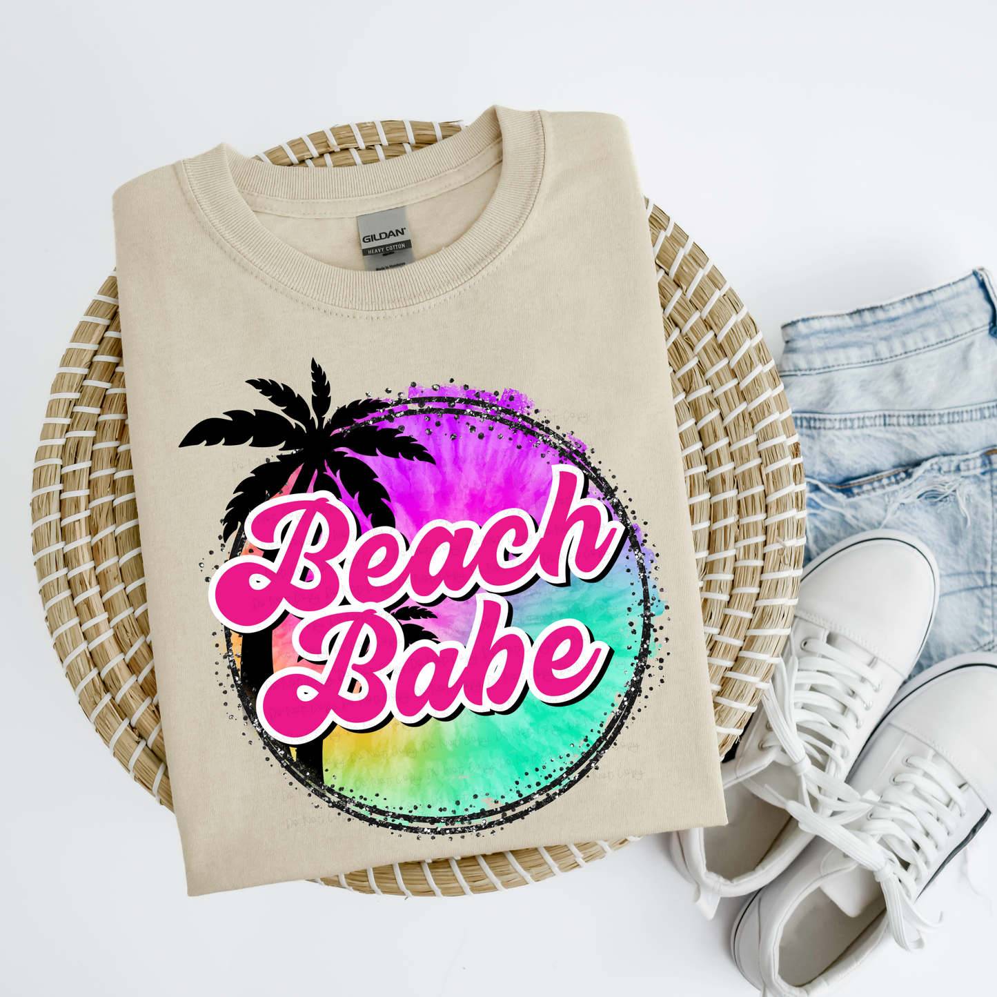 Beach Babe PNG Digital Download