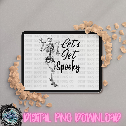 Let’s get spooky PNG Digital Download