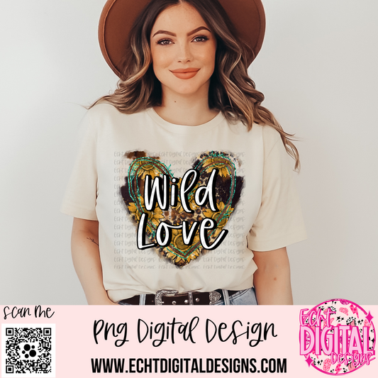 Wild Love  PNG Digital Download