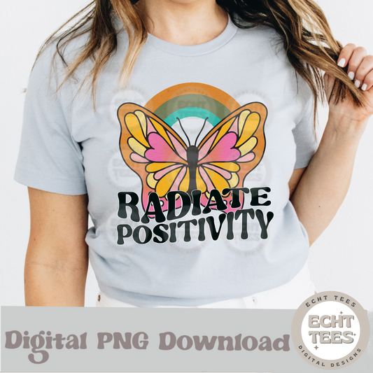 Radiate Positivity PNG Digital Download