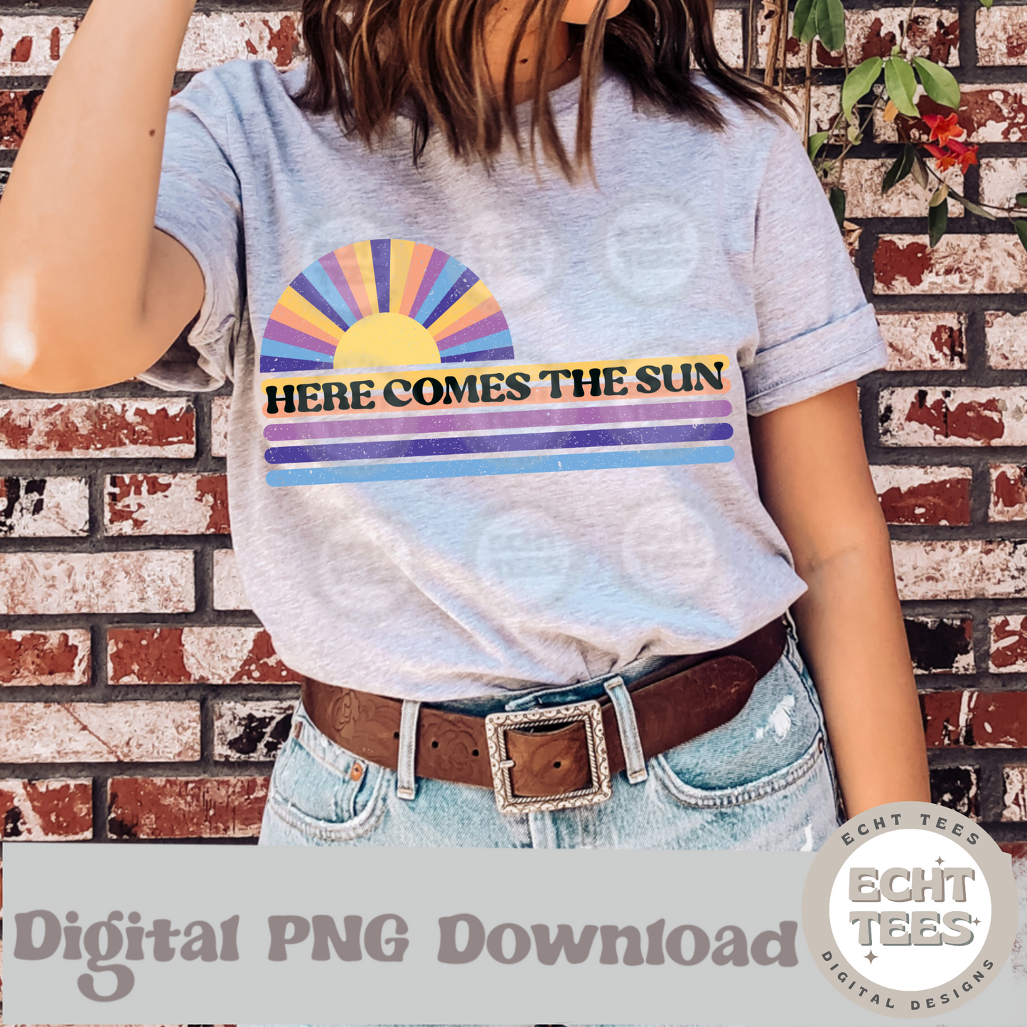 Here Comes The Sun PNG Digital Download