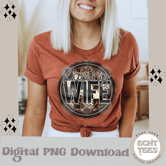 Racing Wife PNG Digital Download