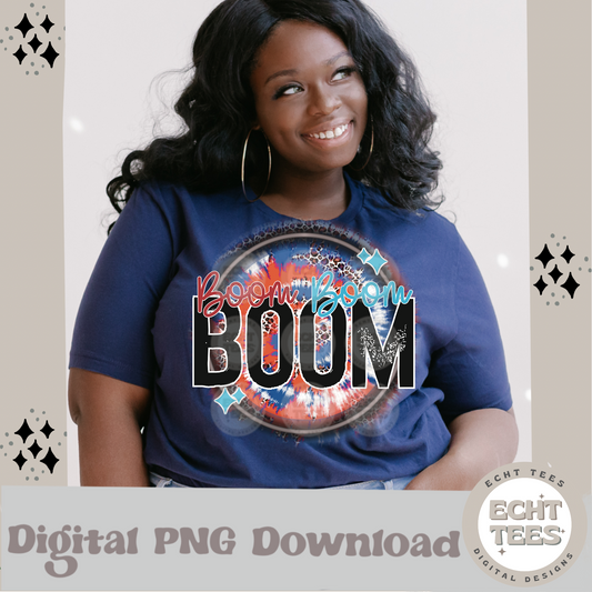 Boom Boom Boom PNG Digital Download