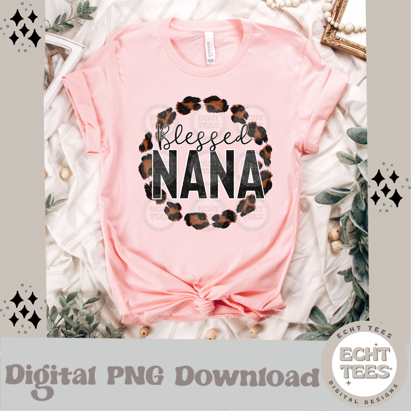 Blessed Nana PNG Digital Download