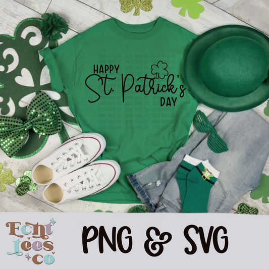 Happy St Patrick’s PNG Digital Download