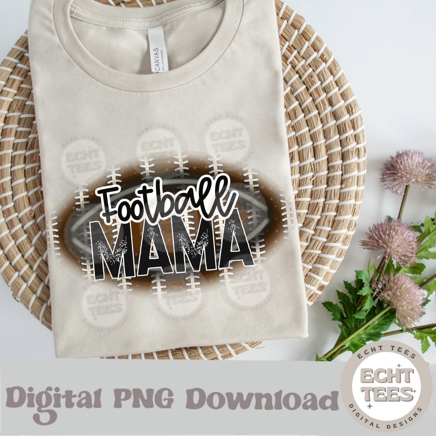 Football Mama PNG Digital Download