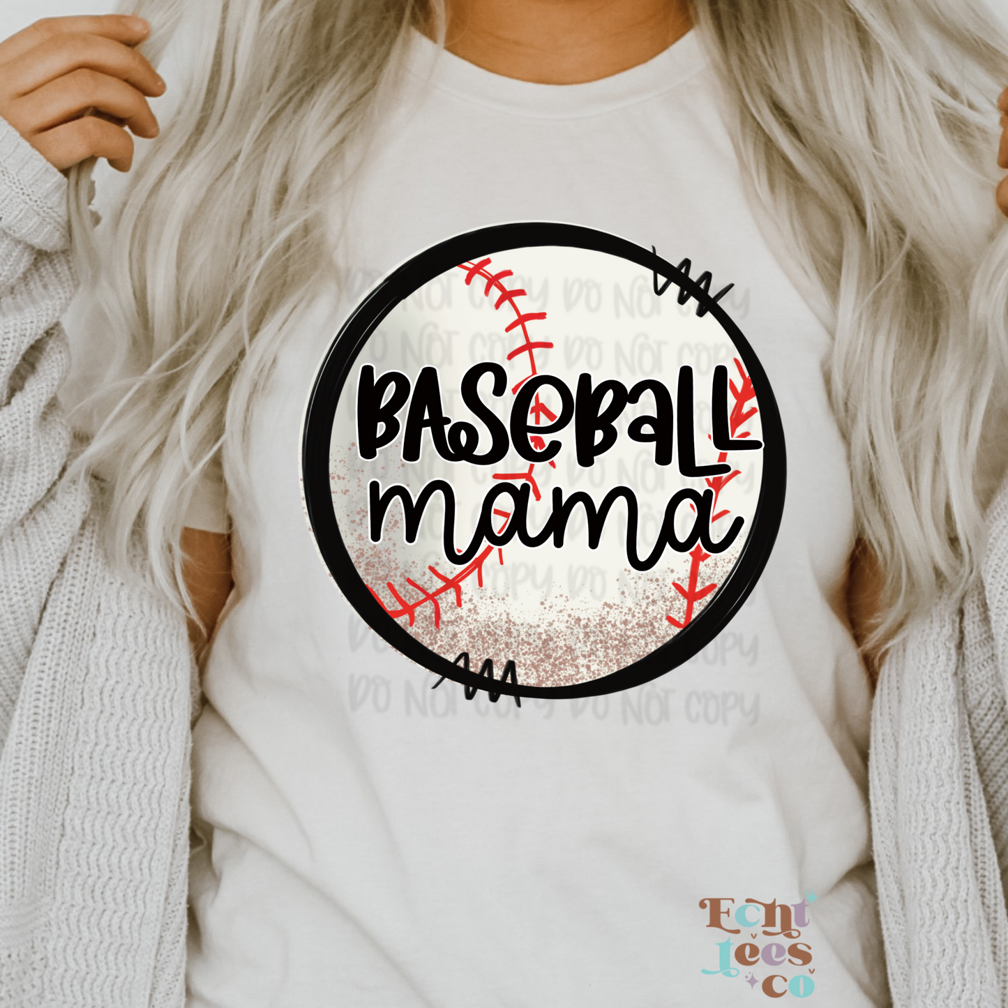 Baseball mama PNG Digital Download