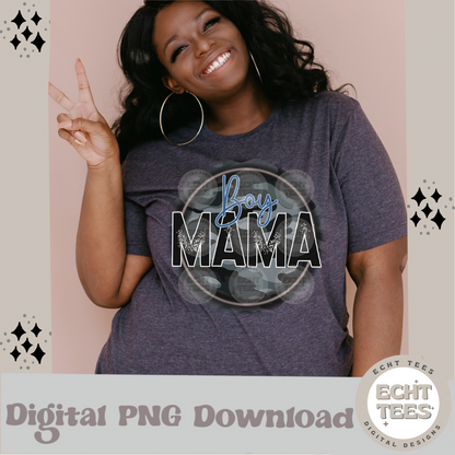Boy Mama PNG Digital Download