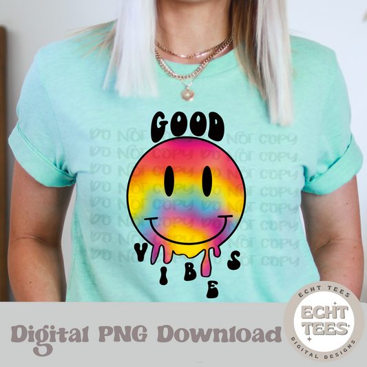 Good vibes PNG Digital Download
