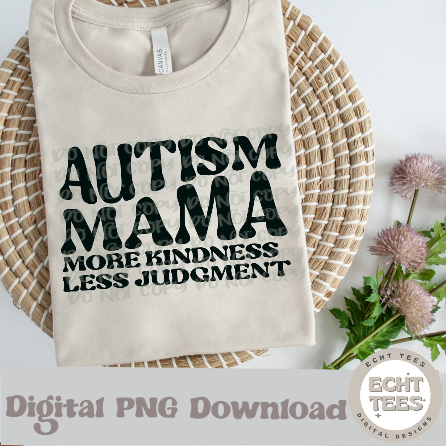 Autism Mama PNG Digital Download