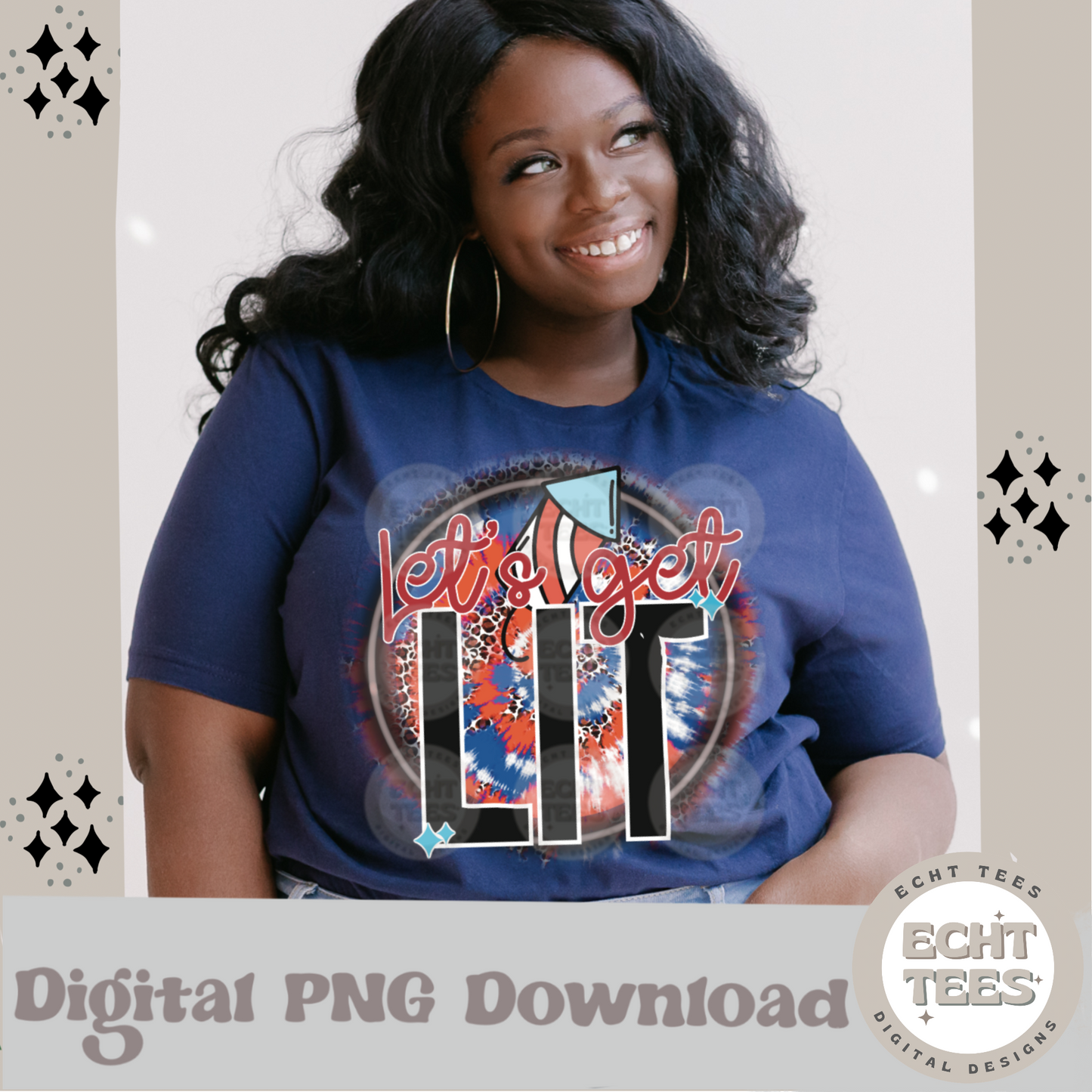 Let’s get Lit PNG Digital Download