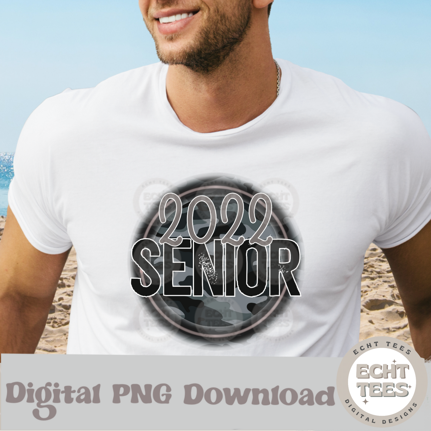 Senior 2022 camo PNG Digital Download