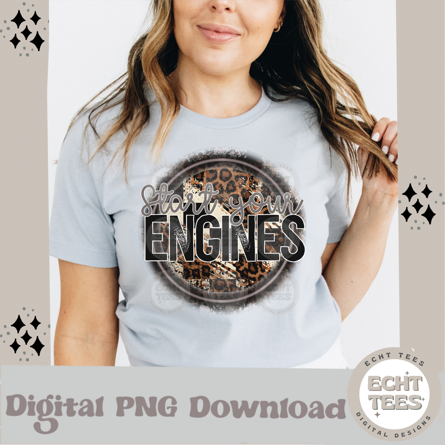 Start your engines PNG Digital Download