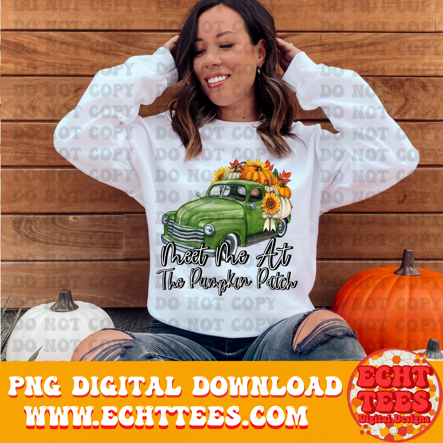 Meet me at the Pumpkin Patch PNG Digital Download
