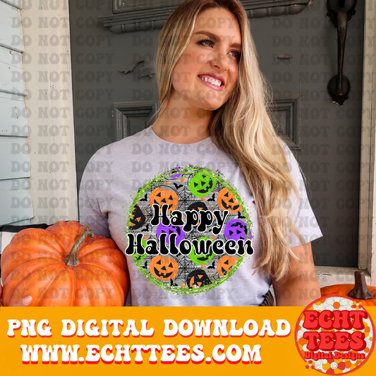 Happy Halloween PNG Digital Download