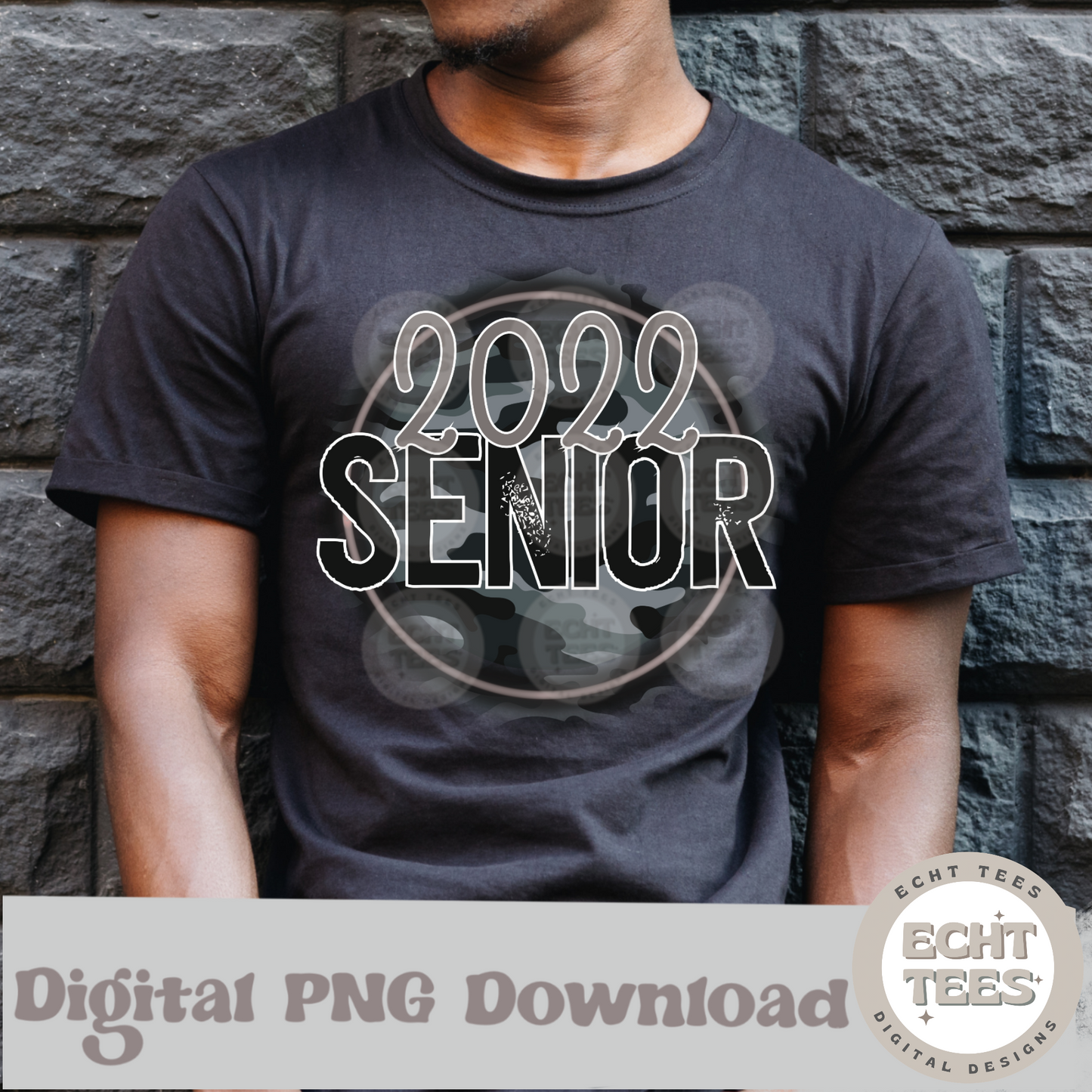 Senior 2022 camo PNG Digital Download