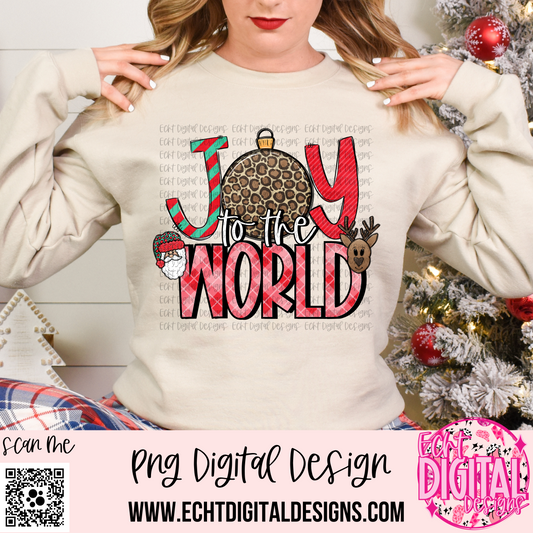 Joy to the World PNG Digital Download