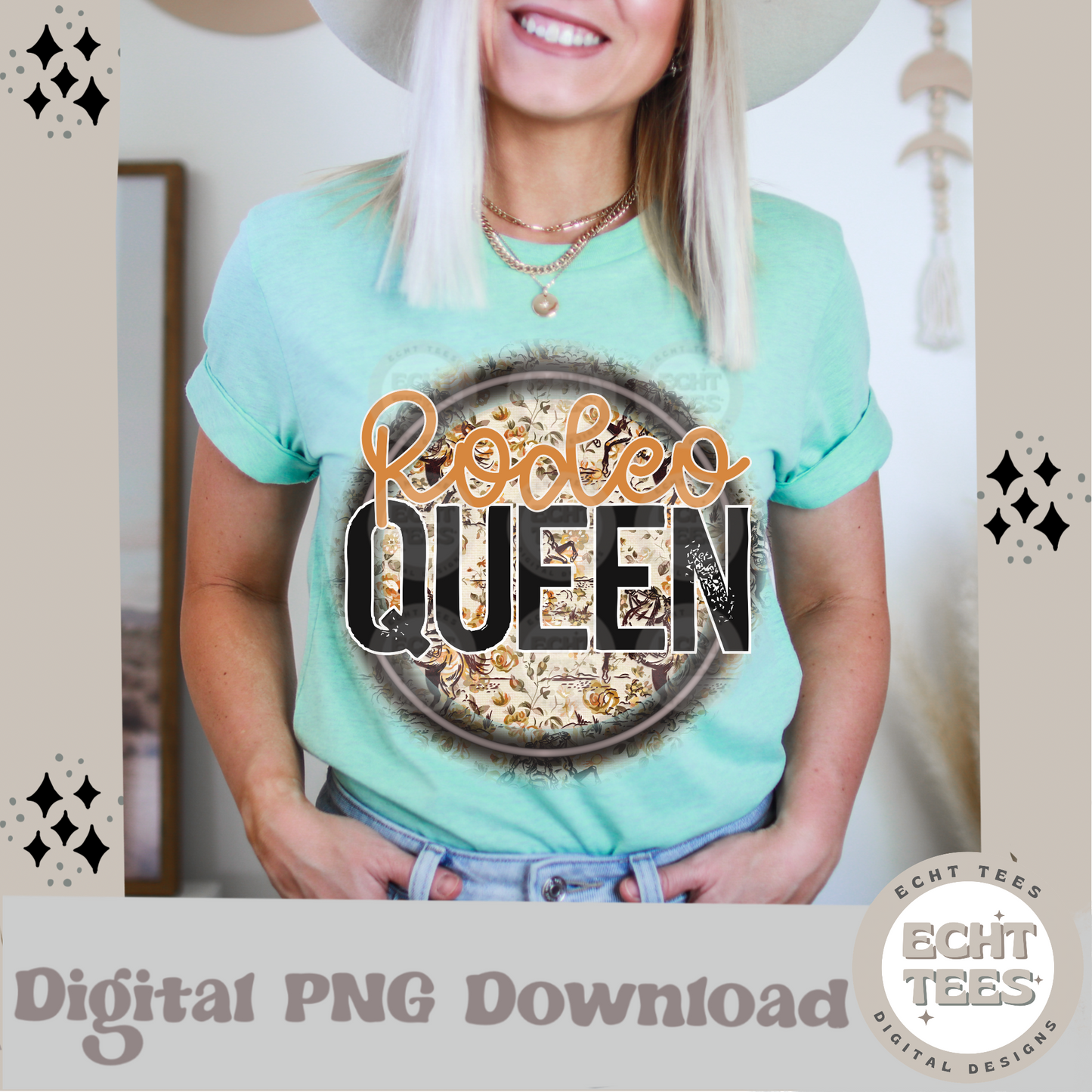Rodeo Queen PNG Digital Download