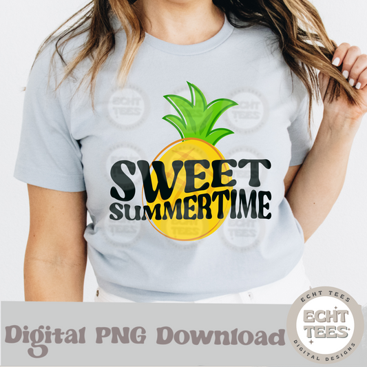 Sweet Summertime PNG Digital Download