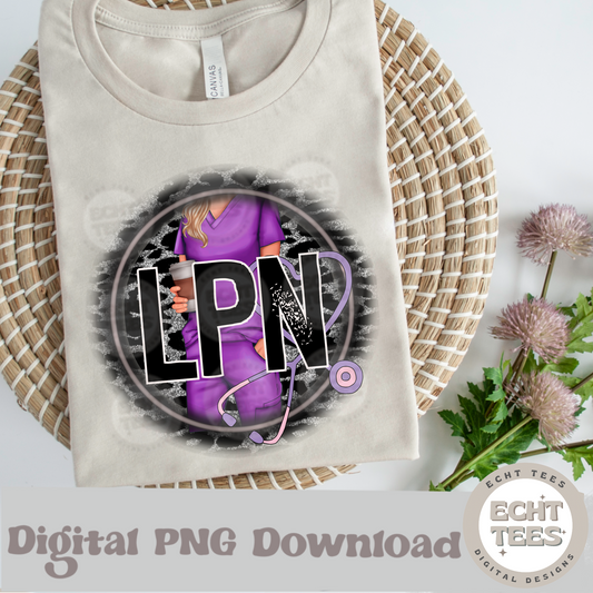 LPN Style 2 PNG Digital Download