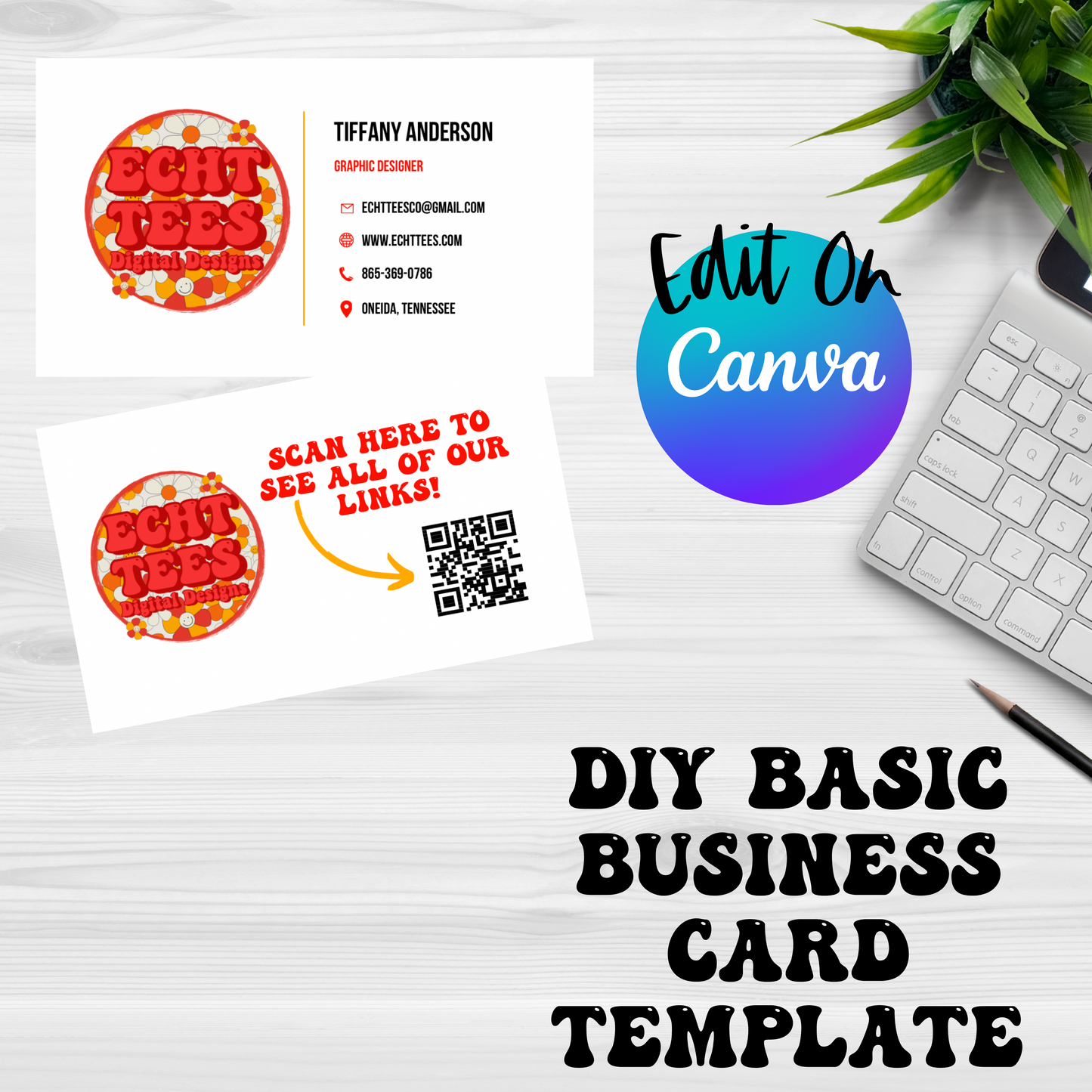DIY Basic Business Card Template