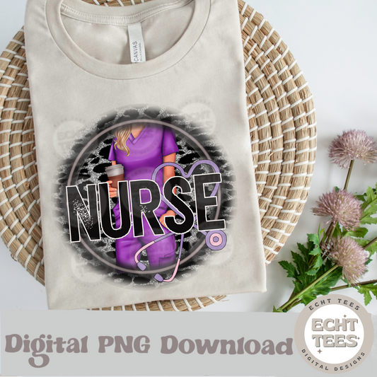 Nurse Style 2 PNG Digital Download
